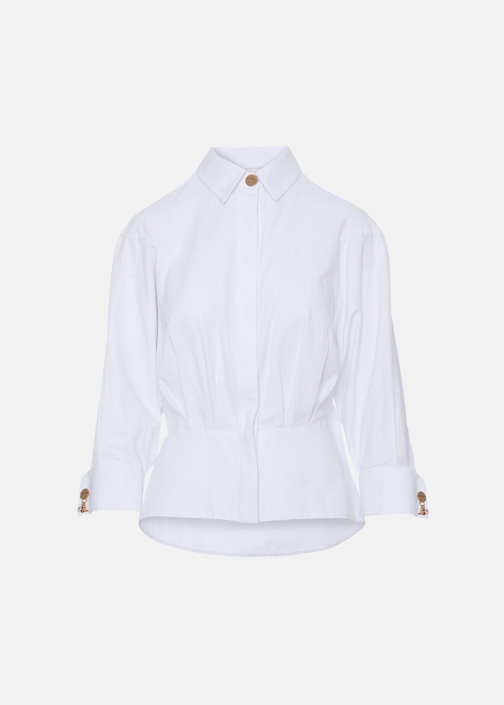 Μεσάτο πουκάμισο με peplum