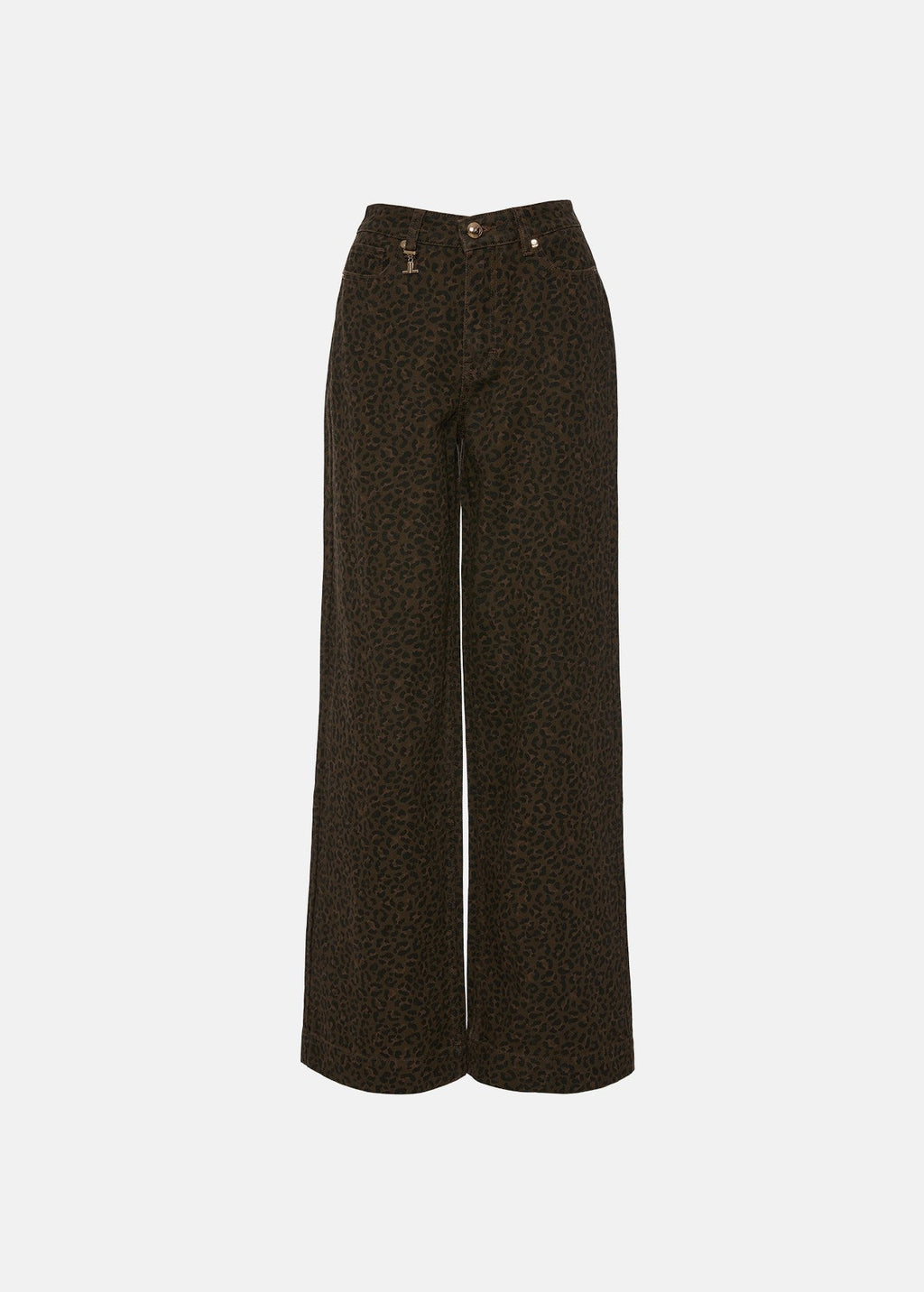 Τζιν animal print παντελόνι