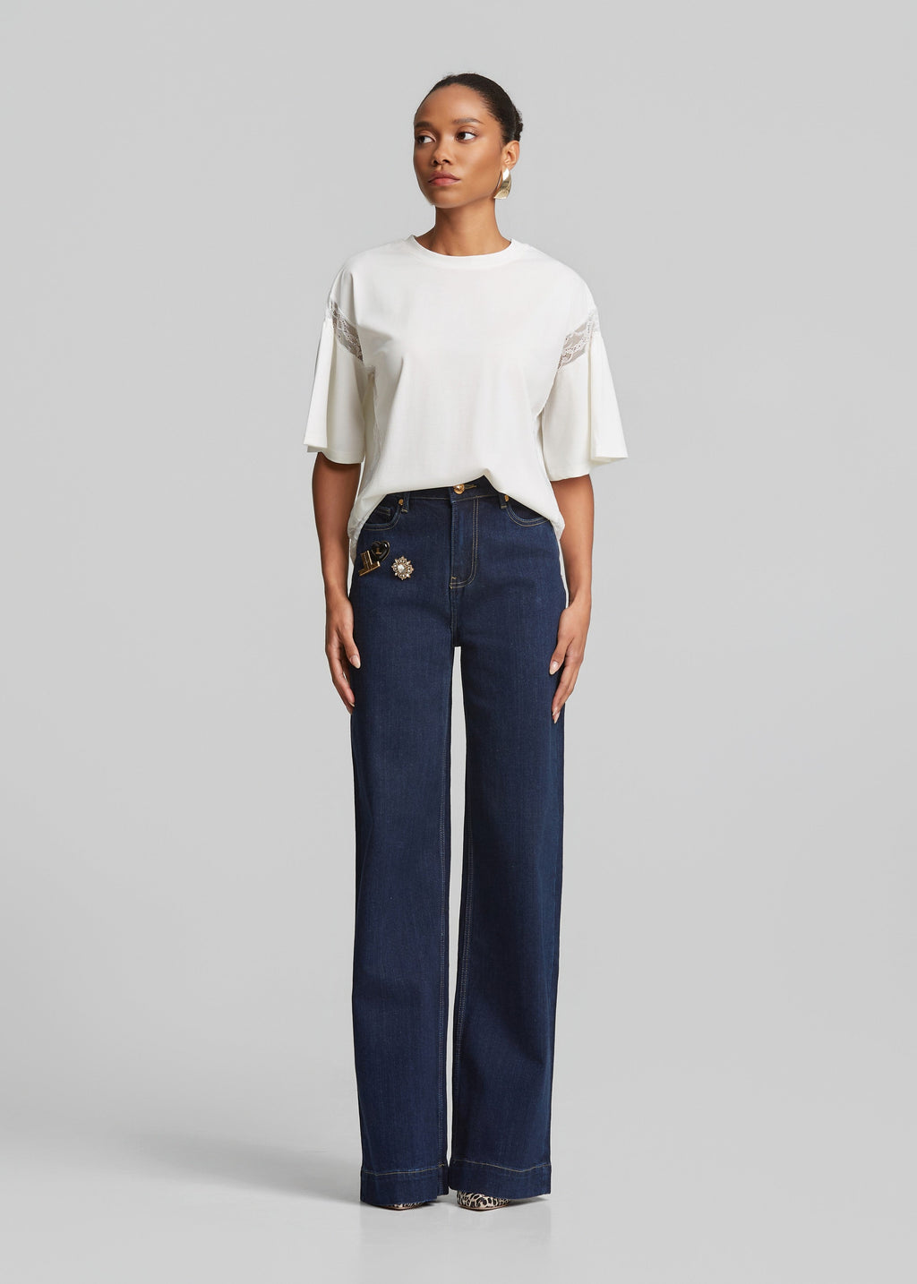 Ψηλόμεσο τζιν παντελόνι